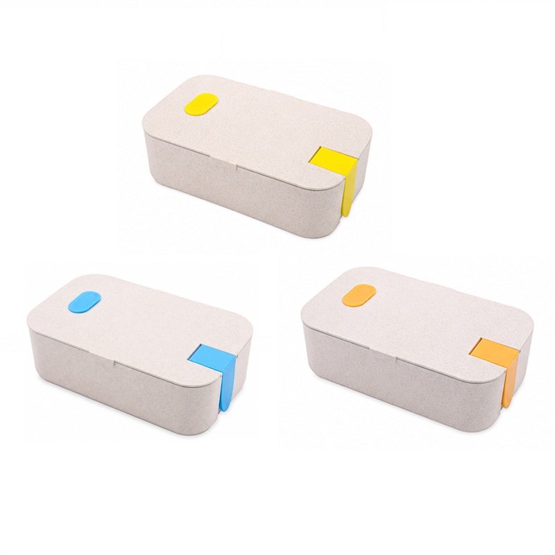 SMPSH335_B SMPSH335 Wheat Straw Bento Lunch Box