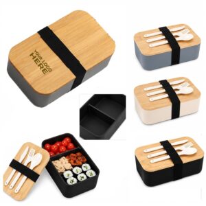 SMPSH336_L SMPSH336 Lunch Box w/ Bamboo Lid