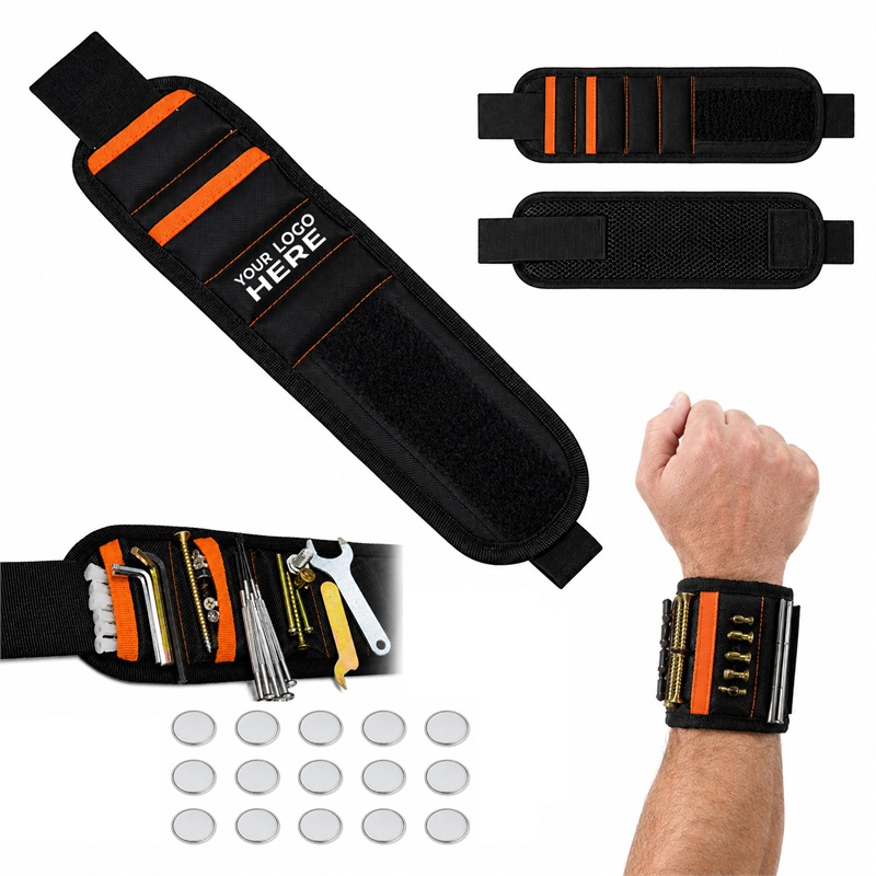 SMPSH341_L SMPSH341 Magnetic Pockets Tool Wristband