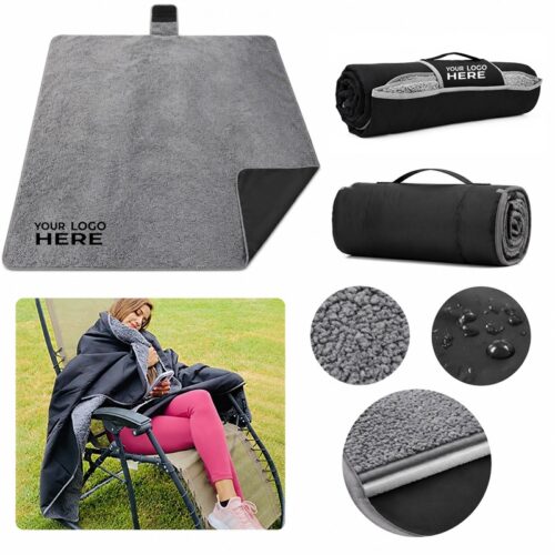 SMPSH355 Roll-Up Fleece Picnic Blanket