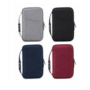 SMPSH359_B SMPSH359 Zippered Travel Passport Wallet