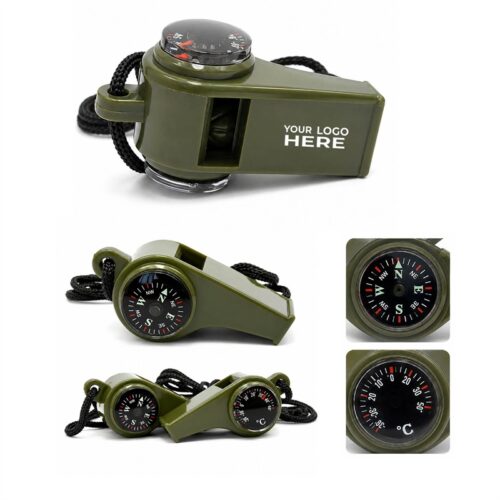 SMPSH366 3-in-1 Whistle with Compass and Thermometer