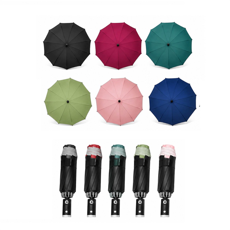 SMPSH368 Inverted LED Umbrella with Reflective Trim