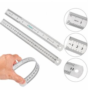 SMPSH372 12" Stainless Steel Flexible Ruler