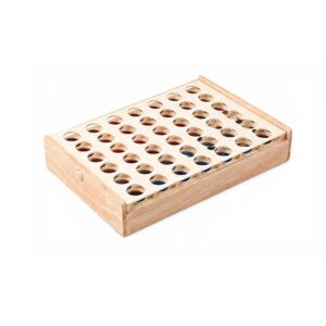 SMPSH376_B SMPSH376 Wood Four In A Row Tabletop Game