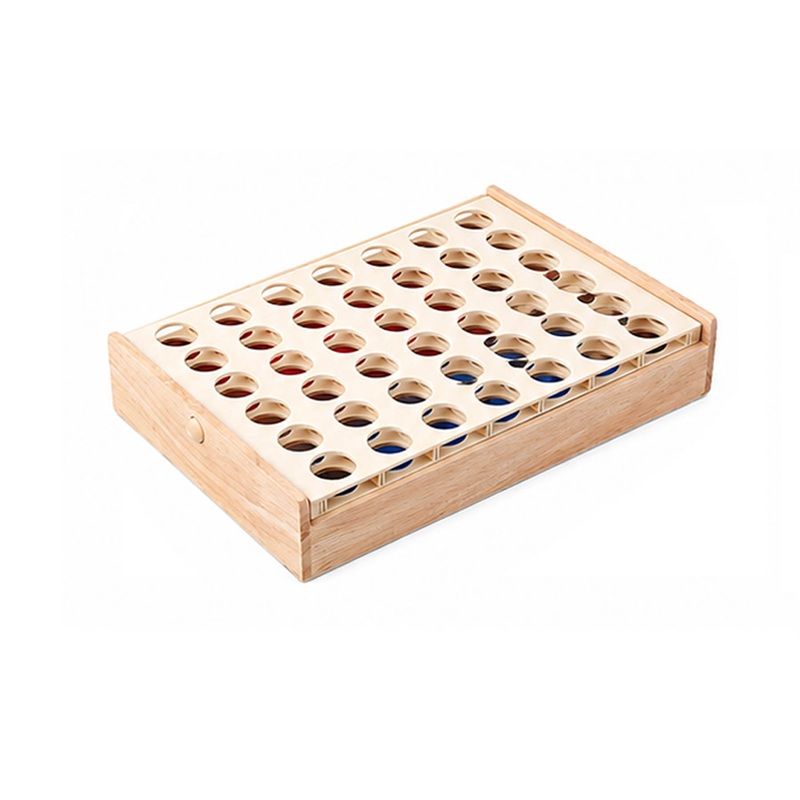 SMPSH376_B SMPSH376 Wood Four In A Row Tabletop Game