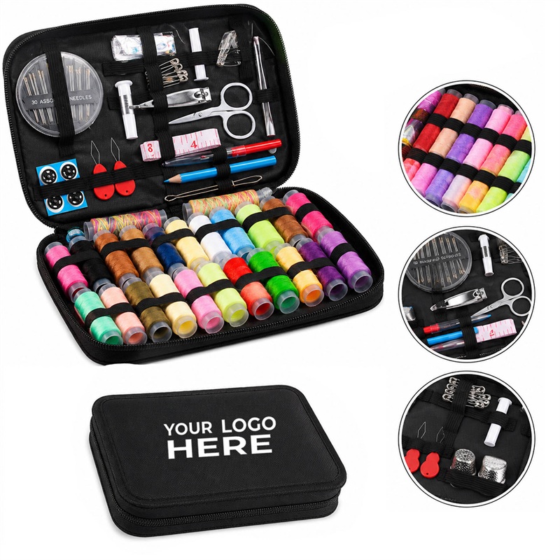 SMPSH377_L SMPSH377 Sewing Kit with Zippered Case