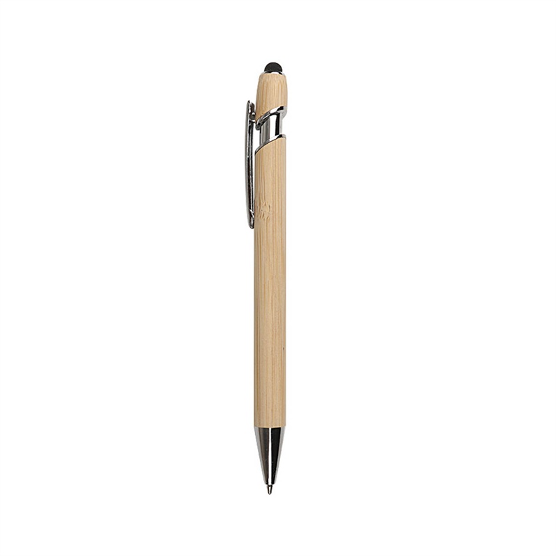 SMPSH388_B SMPSH388 Bamboo Notched Stylus Pen