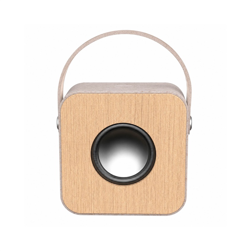 SMPSH389_B SMPSH389 Bamboo Wheat Straw Wireless Speaker