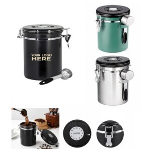 SMPSH393_L SMPSH393 50 oz Stainless Steel Coffee Storage Canister