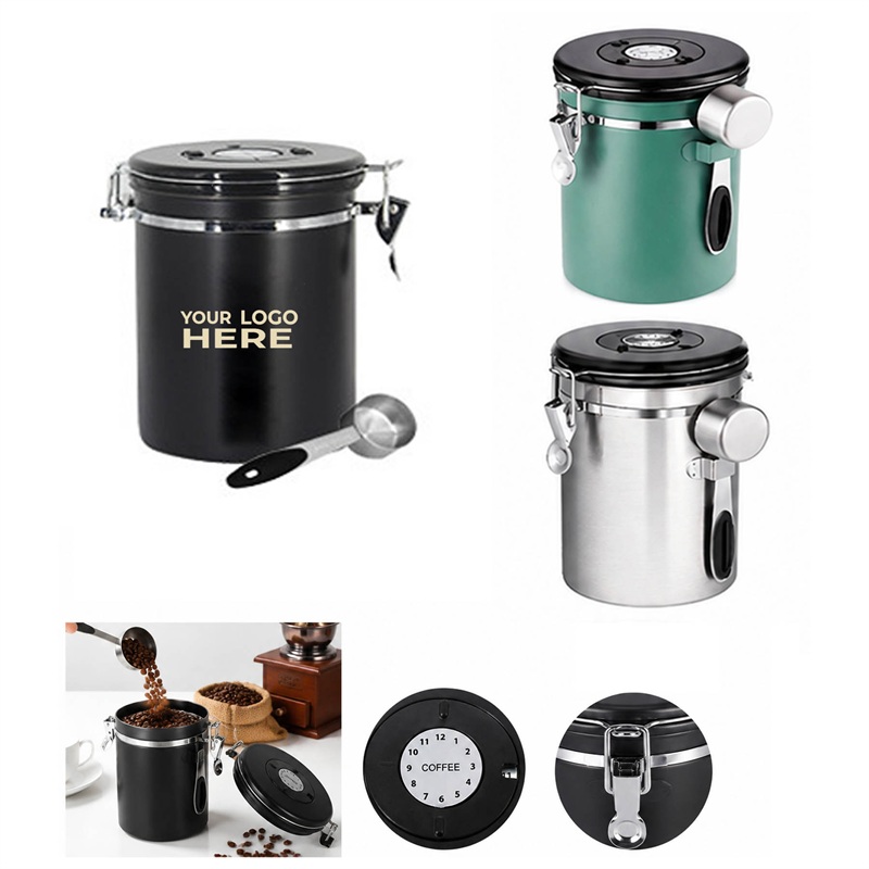 SMPSH393_L SMPSH393 50 oz Stainless Steel Coffee Storage Canister
