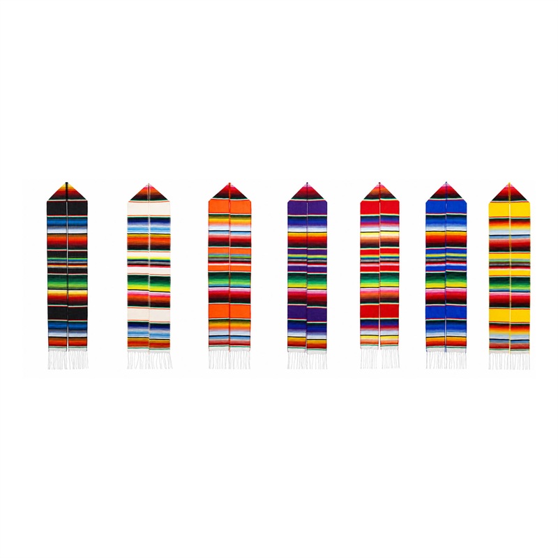 SMPSH394_B SMPSH394 Serape Style Graduation Stole