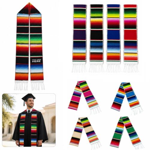 SMPSH394 Serape Style Graduation Stole